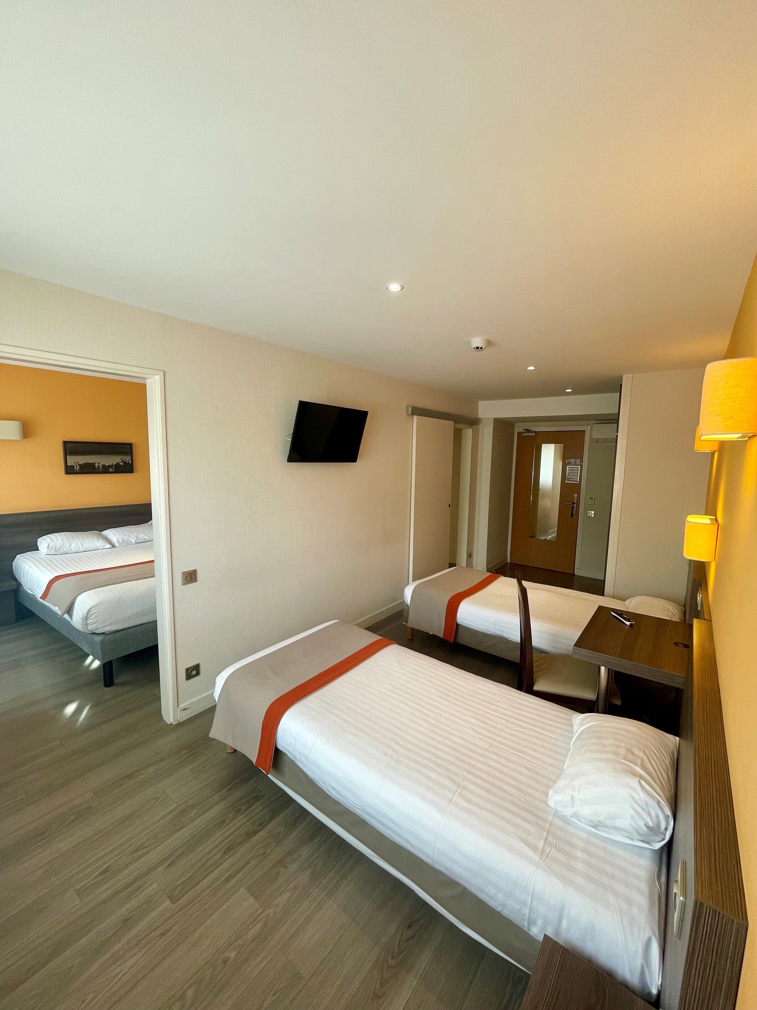 Suite | Bureau, accès au Wi-Fi (inclus), literie fournie