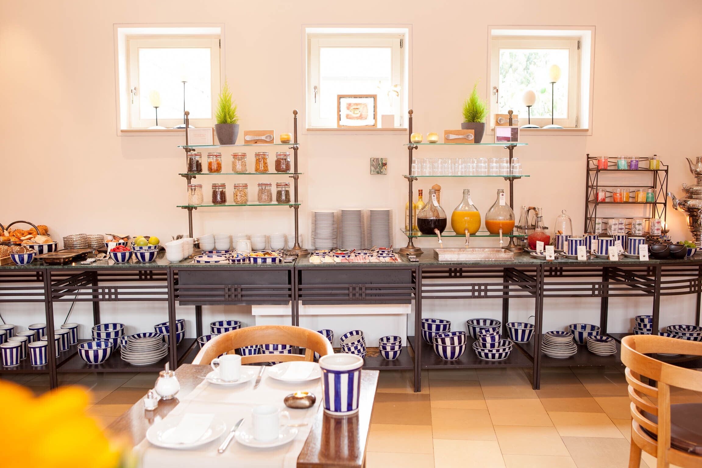 daily buffet breakfast (eur 18 per person)