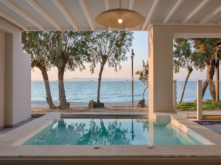 Suite – premier, massasjebadekar, sjøvendt | Boblebad