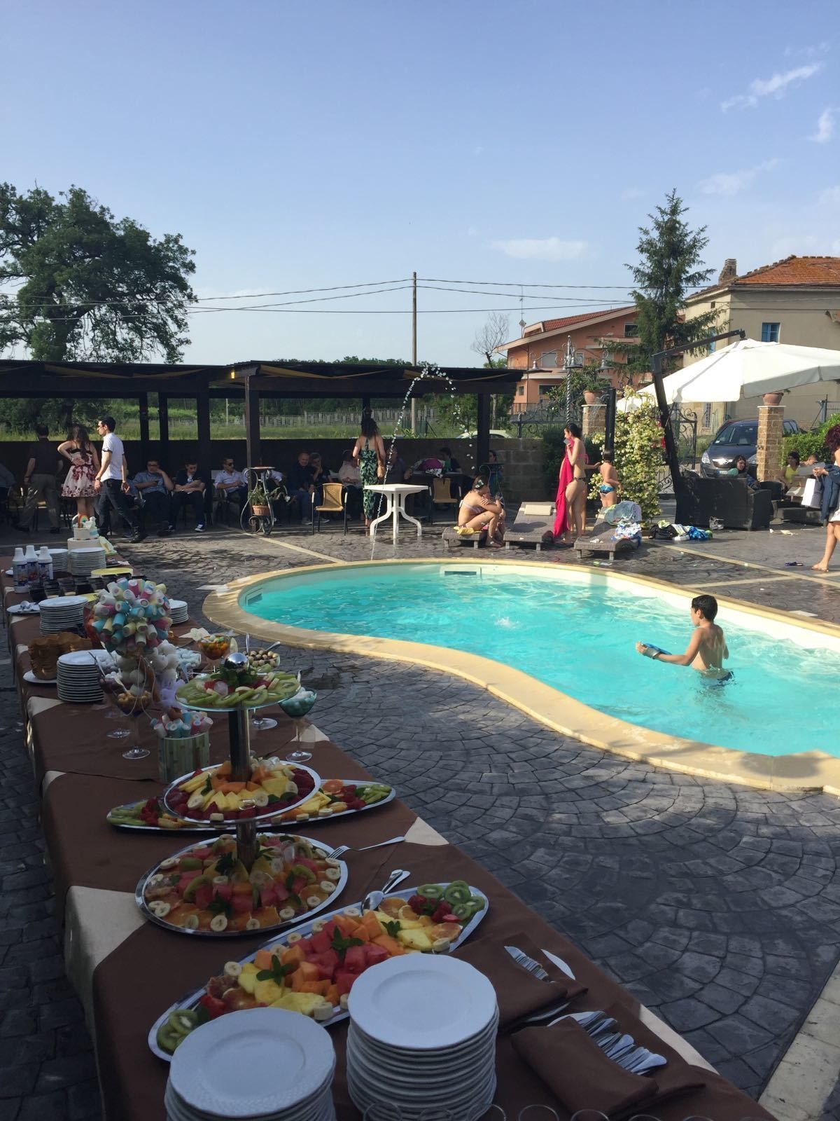 Poolside bar