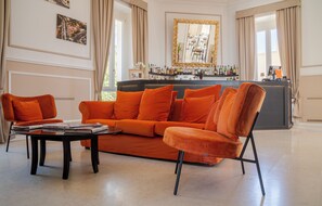 32-inch flat-screen TV with premium TV channels, TV, pay films