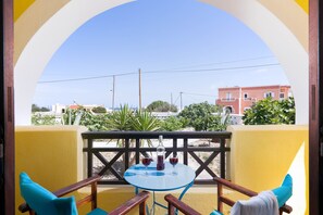 高級開放式客房, 花園景 | 陽台