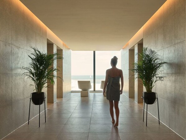 Couples treatment room(s), sauna, steam room, hot stone massages - Hotel de Blanke Top (Cadzand-Bad)