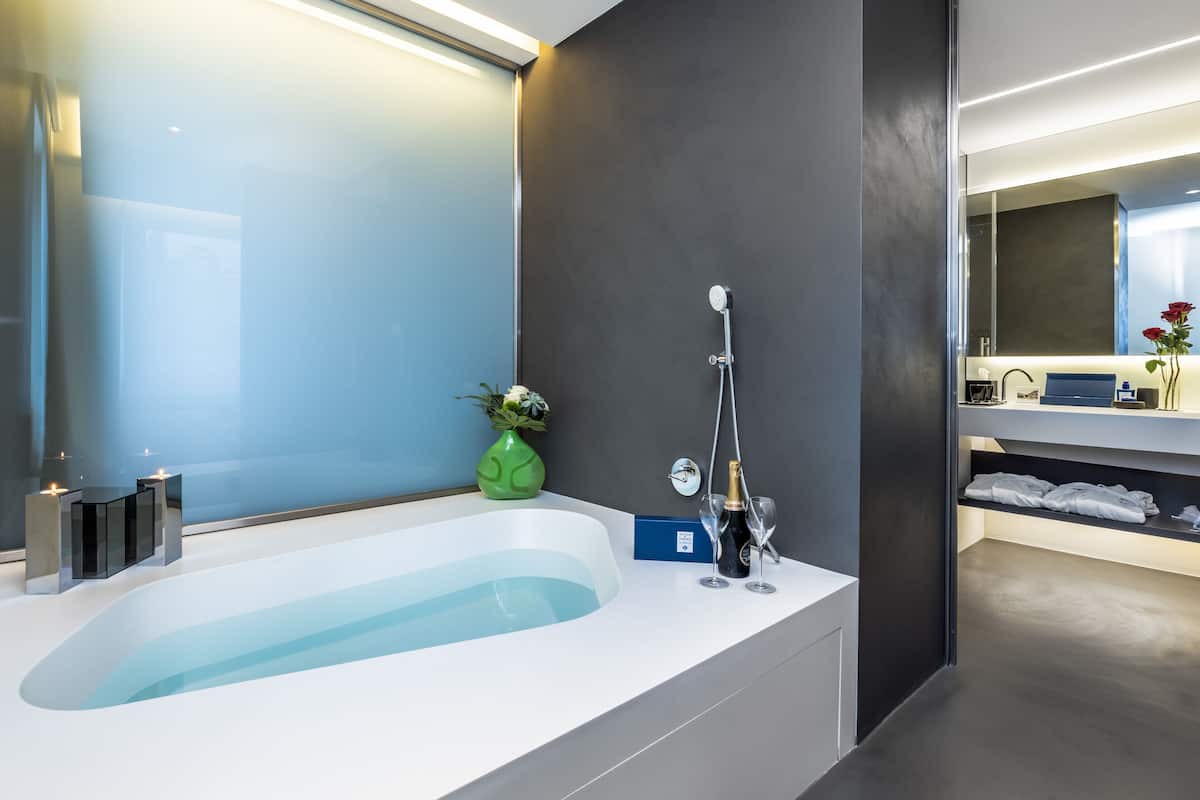 Deluxe-Studio, Parkblick | Badezimmer | Kostenlose Toilettenartikel, Haartrockner, Bademäntel, Bidet