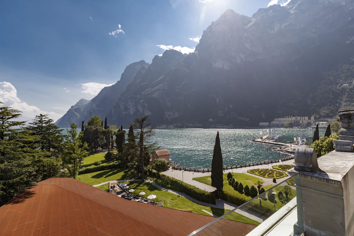 suite, 1 king bed, terrace, lake view | view from room