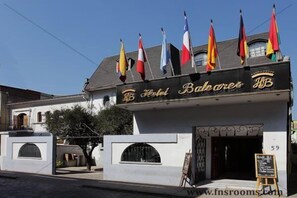 Overnatningsstedets facade