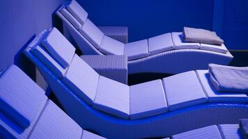 Sauna, hot tub, steam room, Turkish bath, body treatments