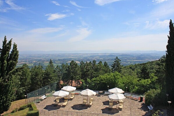 Aerial view - La Torre ai Mari (Sarteano)