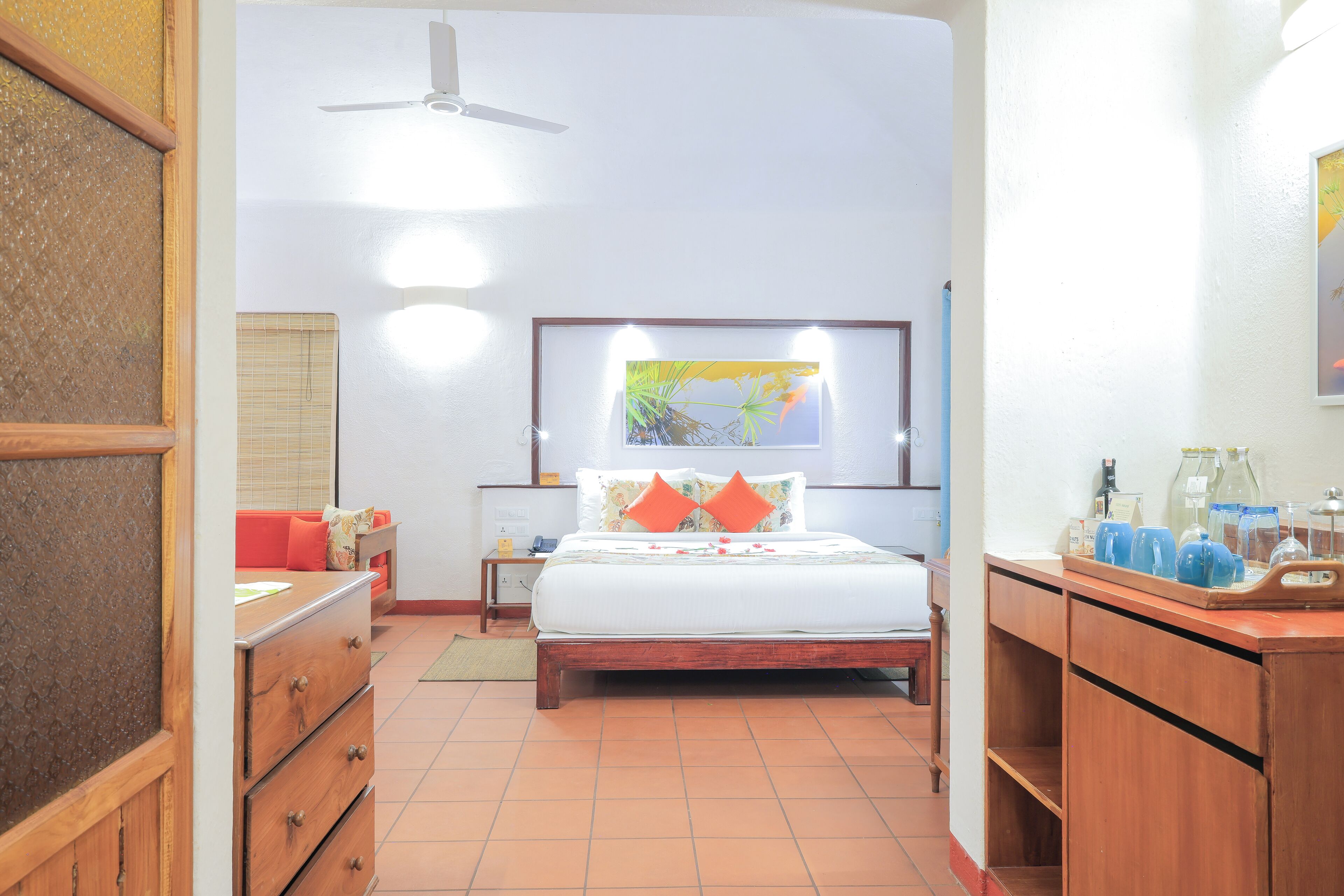 villa, garden area | 1 bedroom, premium bedding, minibar, in-room safe