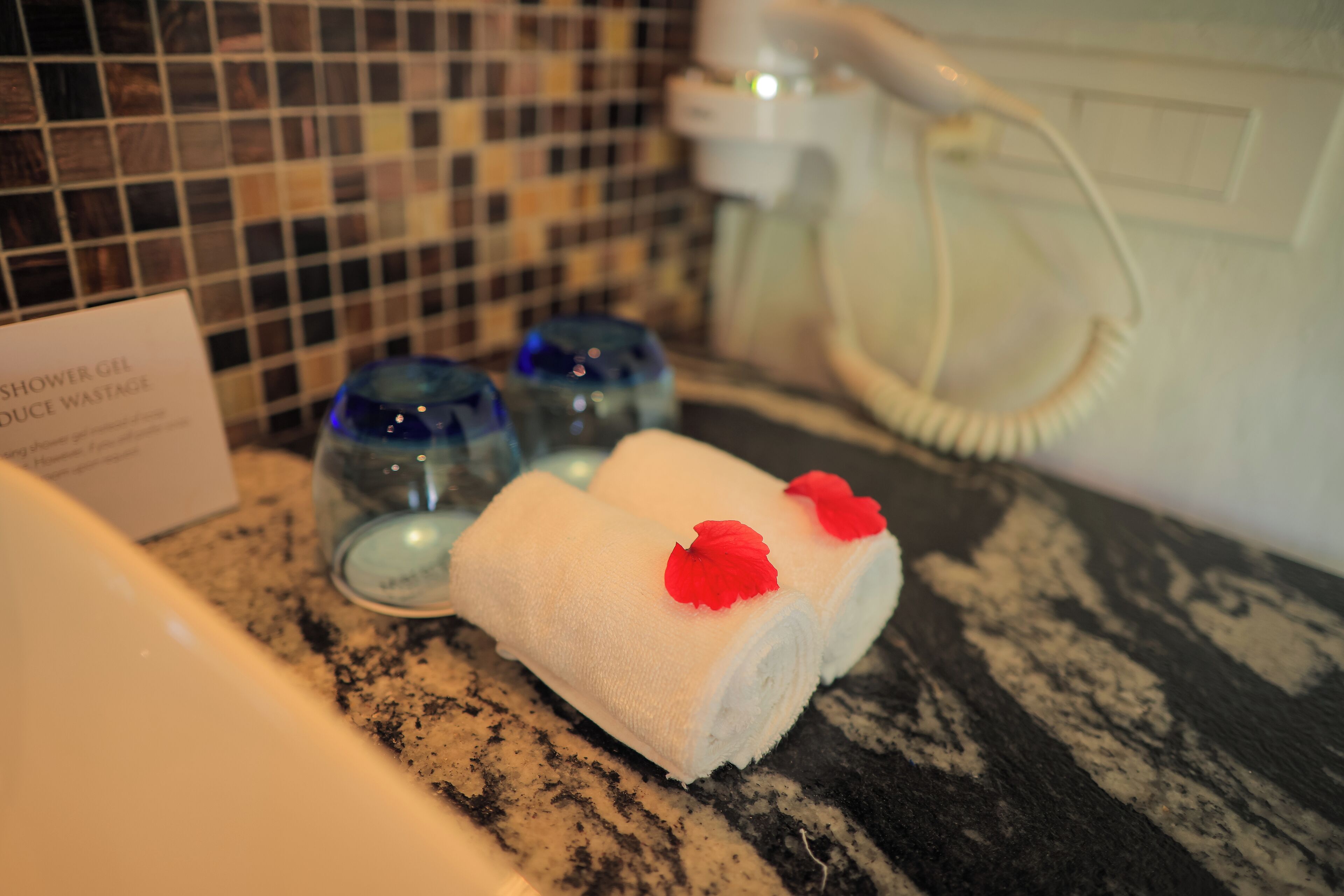 villa, garden area | bathroom | shower, free toiletries, hair dryer, bathrobes