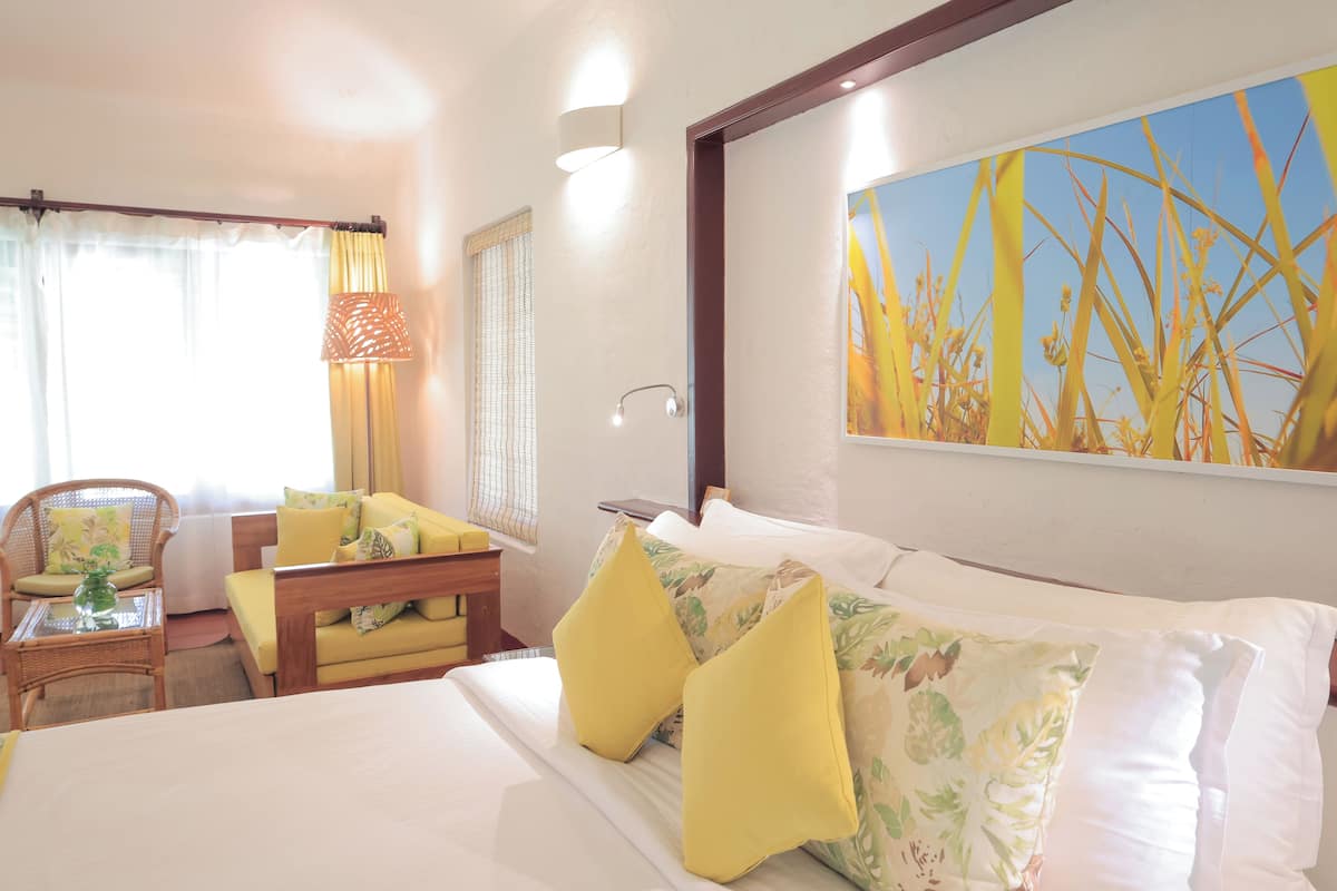 villa, private pool, garden area | 1 bedroom, premium bedding, minibar, in-room safe