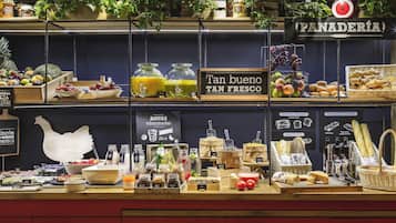 Daily buffet breakfast (EUR 10.50 per person)