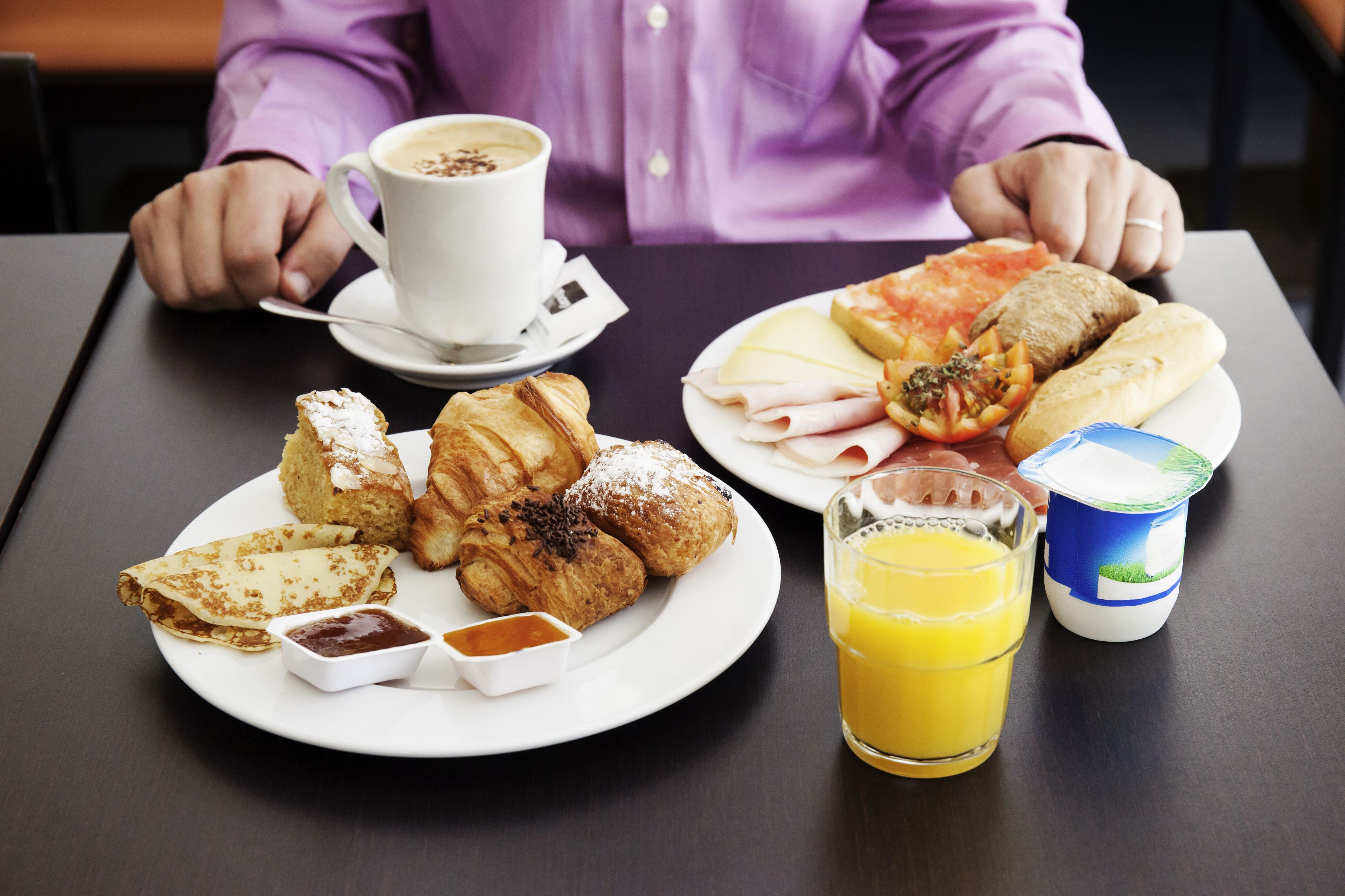 daily buffet breakfast (eur 10.50 per person)