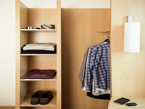 Room with 1 double bed + 1 extra bed equipped with the new bedding | Skrivbord, mörkläggningsgardiner, ljudisolering och strykjärn/strykbräda