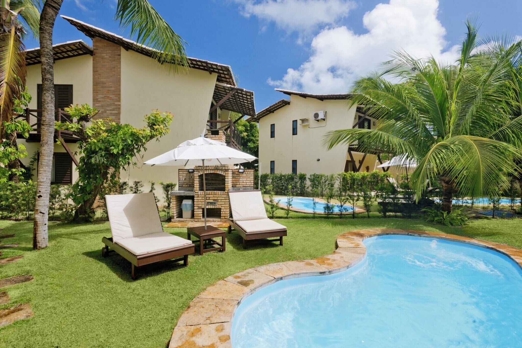 superior villa | pool | outdoor pool, pool umbrellas, pool loungers