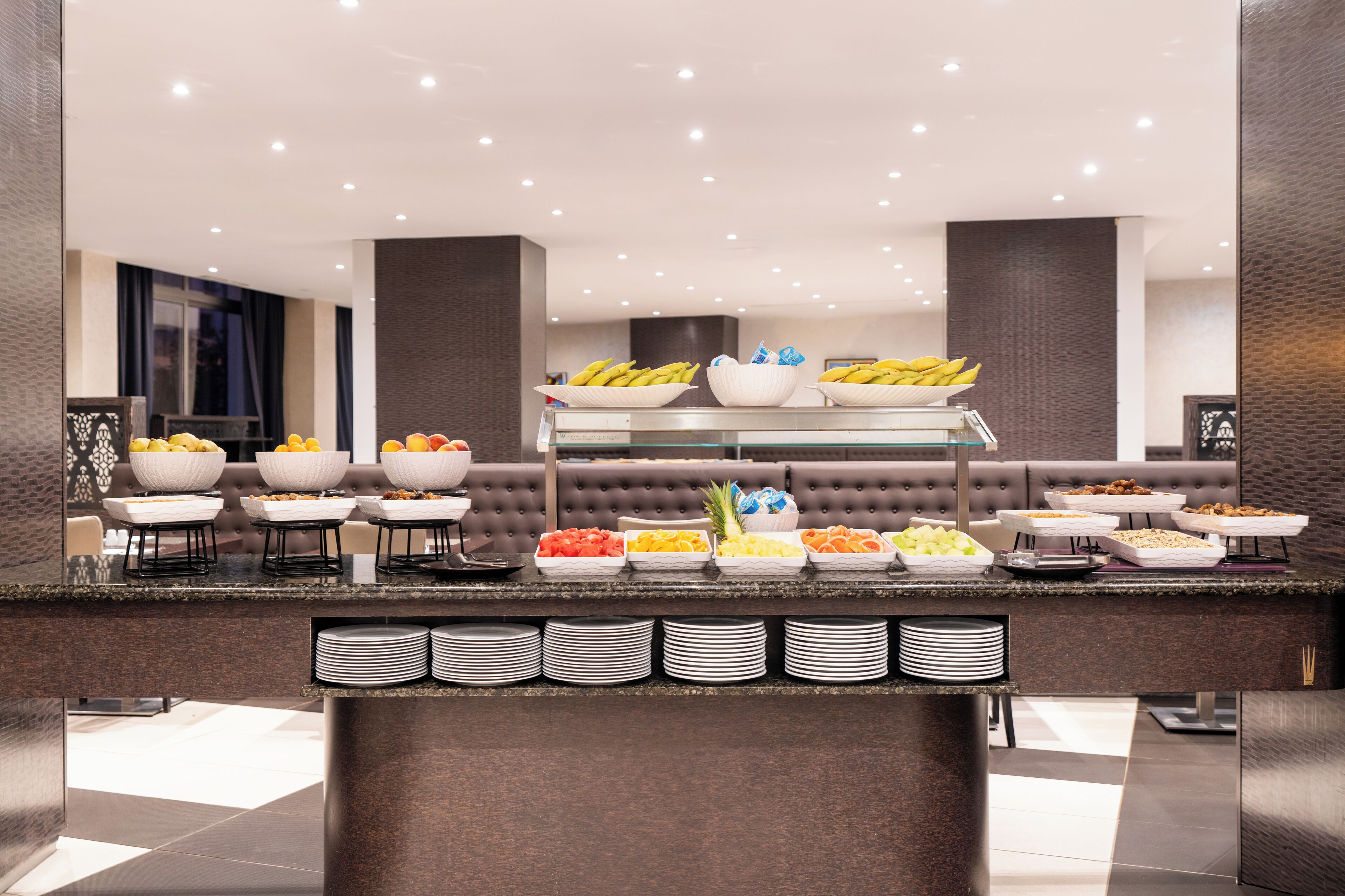 Desayuno buffet diario (MAD 100 por persona)