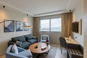 Premium Duplex, King Size Bed, Sea View | Wohnbereich