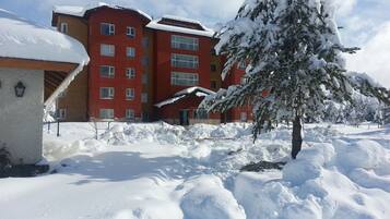 Vista frontal de la propiedad