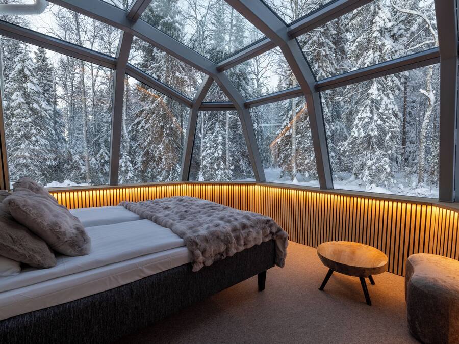 Glass Igloo Cottage, Sauna