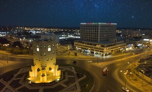 Front of property - evening/night - Haffa House (Salalah)