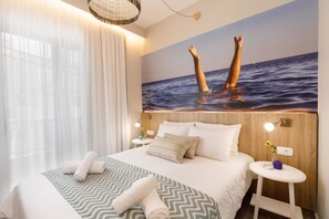 Standard Apartment, 1 Bedroom | Blackout drapes, free WiFi, bed sheets - Sofia Hotel (Agios Vasileios)