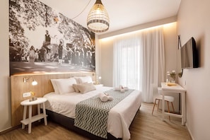 Cortinas blackout, wifi gratis y ropa de cama 