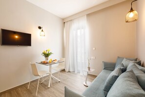 Standard Apartment, 1 Bedroom | Blackout drapes, free WiFi, bed sheets - Sofia Hotel (Agios Vasileios)