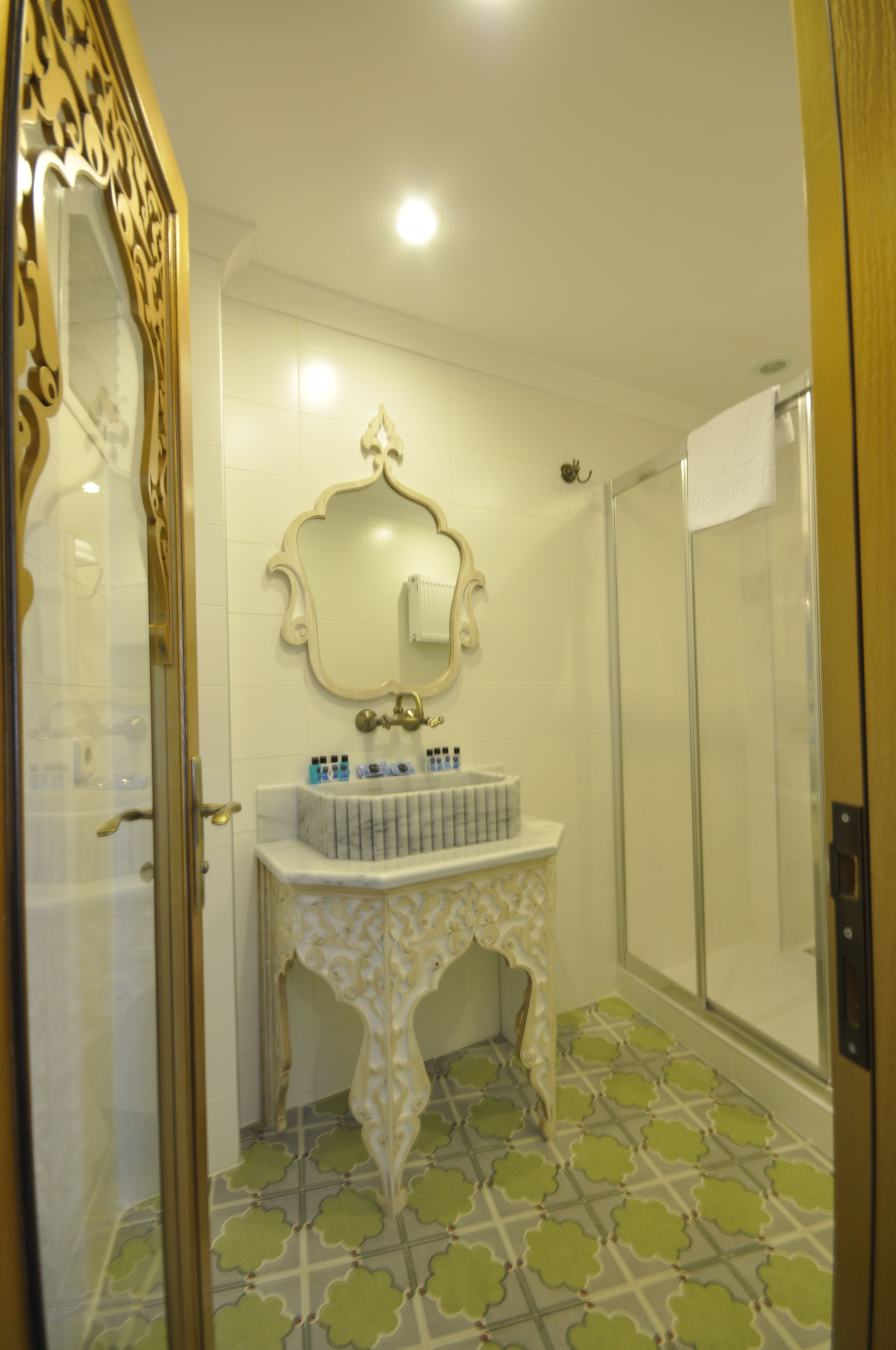 free toiletries, hair dryer, towels