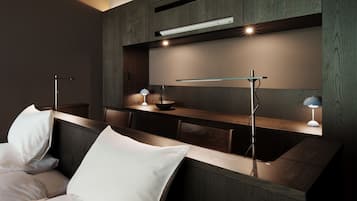 Habitación Premium con 2 camas individuales, para no fumadores, Terraza (with Semi-Open-Air Bath) | Caja de seguridad en la habitación, wifi gratis y ropa de cama