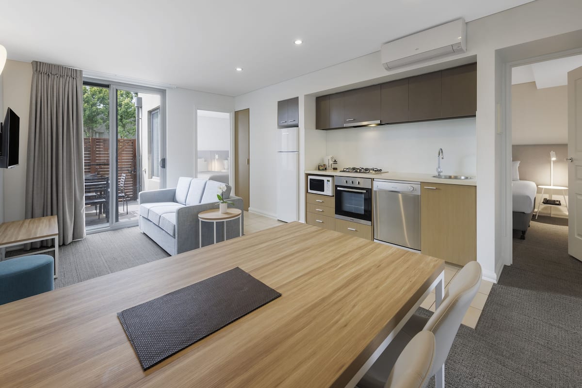 2 bedroom apartment | living area | flat-screen tv