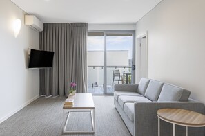 公寓, 1 间卧室 | 起居区 | 平板电视