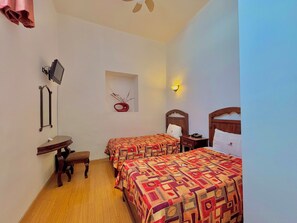 Double Individual Bed | Down comforters, in-room safe, individually decorated - Hotel La Alhondiga (Puebla)