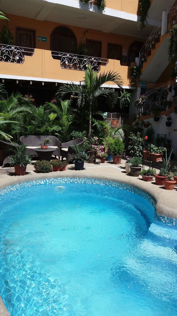 Alberca al aire libre 