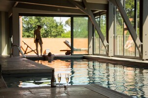 Sauna, steam room, body treatments, body wraps, facials