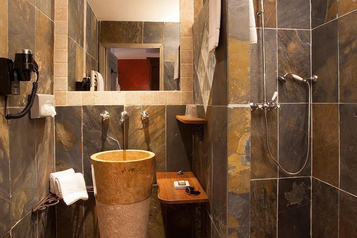 apartment | bathroom | hair dryer, towels