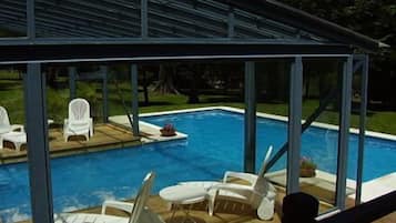 Indoor pool, outdoor pool