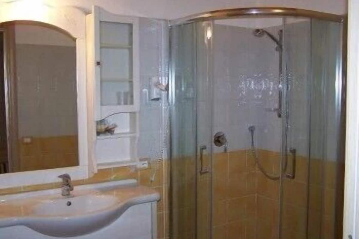 shower, free toiletries, hair dryer, bidet