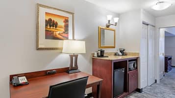 Pillowtop beds, individually furnished, desk, laptop workspace