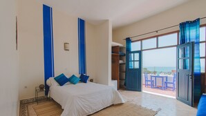 Basic Room, Terrace, Sea View | Premium bedding, blackout drapes, iron/ironing board (on request) - Auberge du Marabout (Sidi Kaouki)