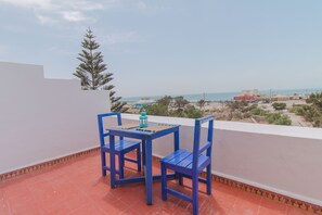 Basic Room, Terrace, Sea View | Balcony - Auberge du Marabout (Sidi Kaouki)