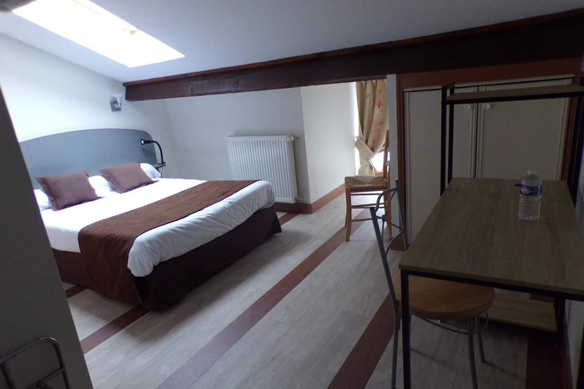 desk, blackout curtains, soundproofing, iron/ironing board