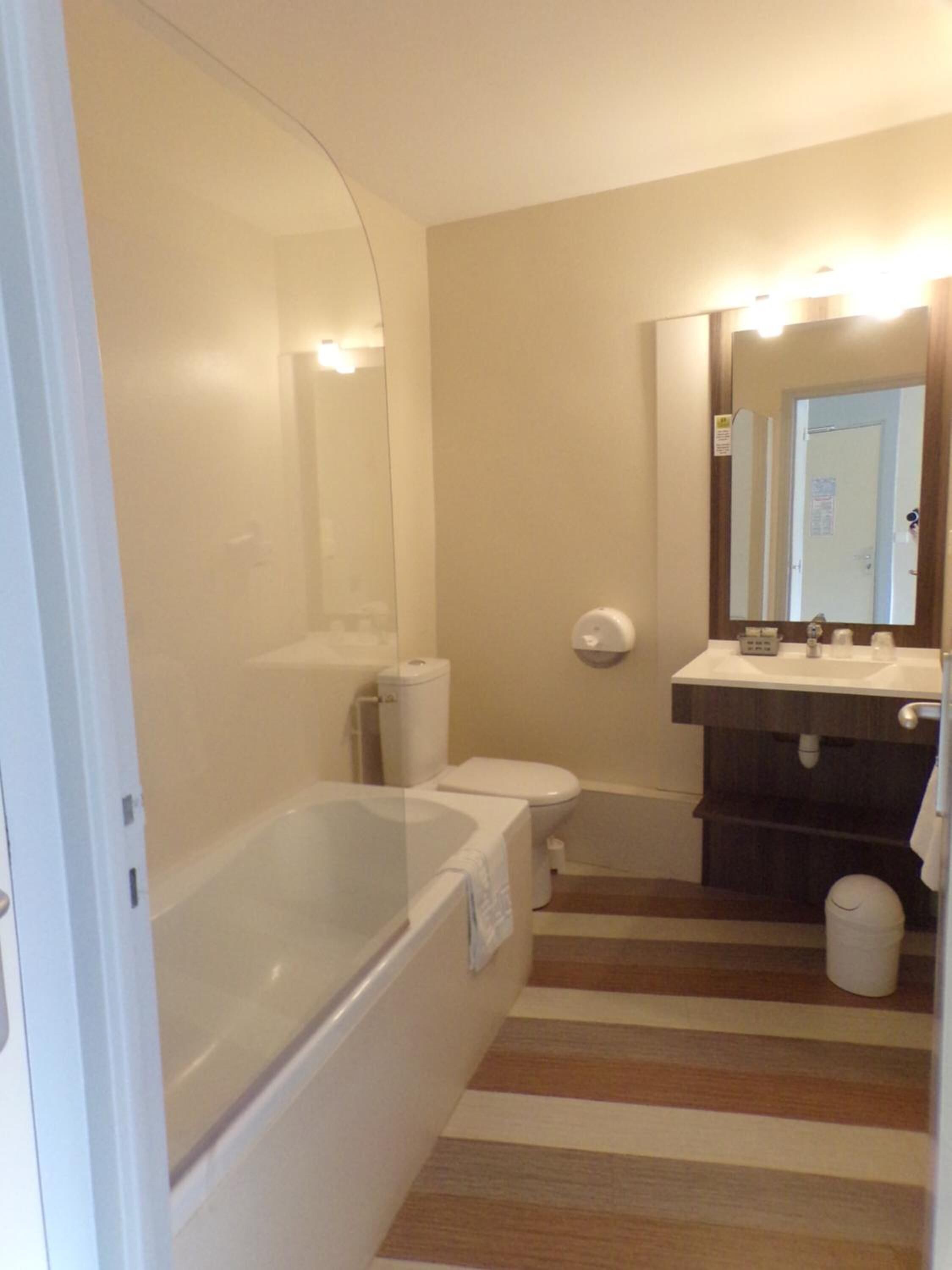 free toiletries, hair dryer, towels