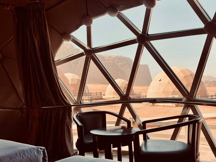 Quarto casal (Panoramic Double Bubble Tent) | Roupa de cama