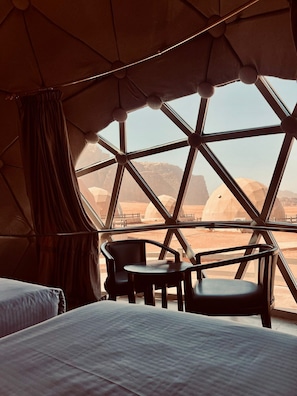 Kamar Double (Panoramic Double Bubble Tent) | Seprai linen