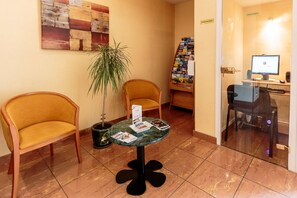 Lobby sitting area