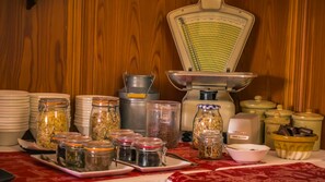 Daily buffet breakfast (EUR 18 per person)