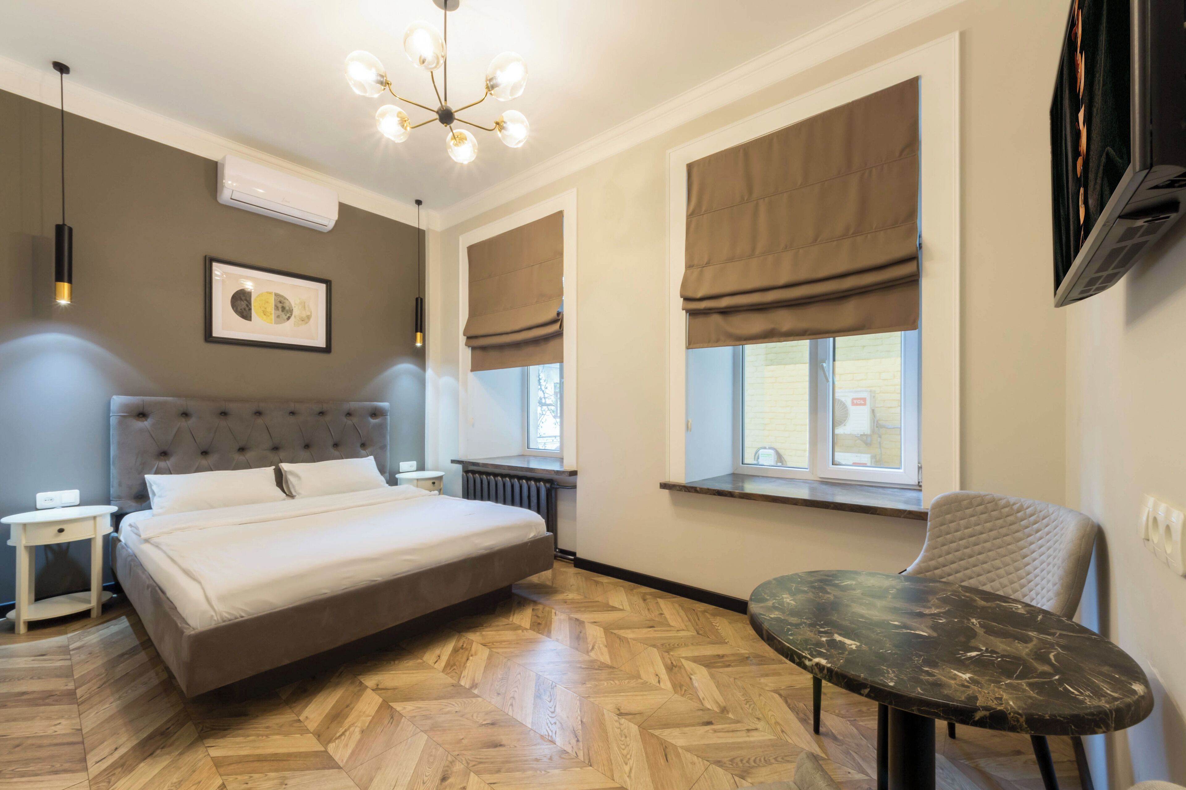 Apartment-studio - Mala Zhytomyrska St, 18 (id 231, 232, 234) | Premium bedding, laptop workspace, soundproofing, iron/ironing board