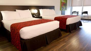 Premium bedding, pillow-top beds, minibar, in-room safe