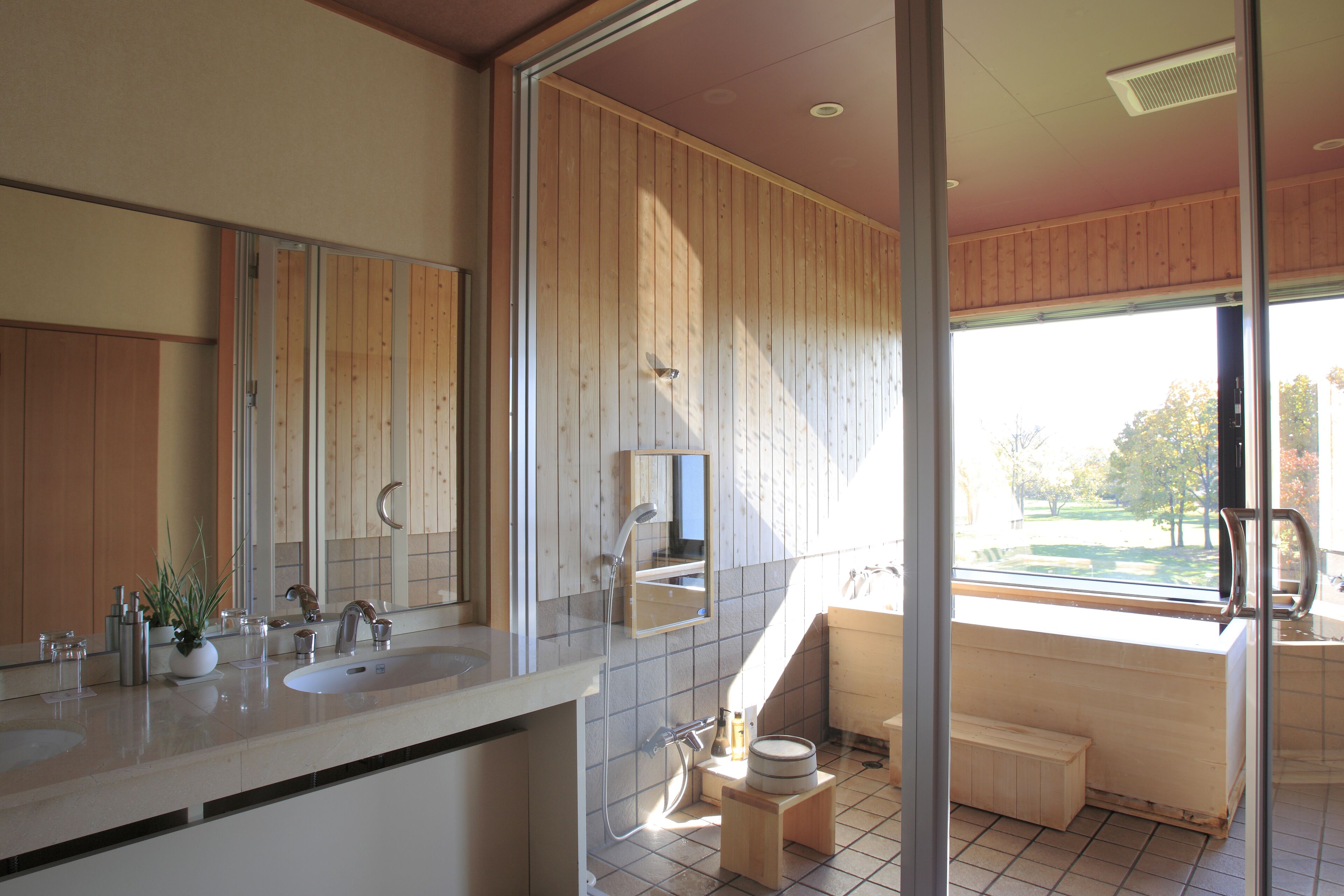 bathtub, free toiletries, hair dryer, bathrobes