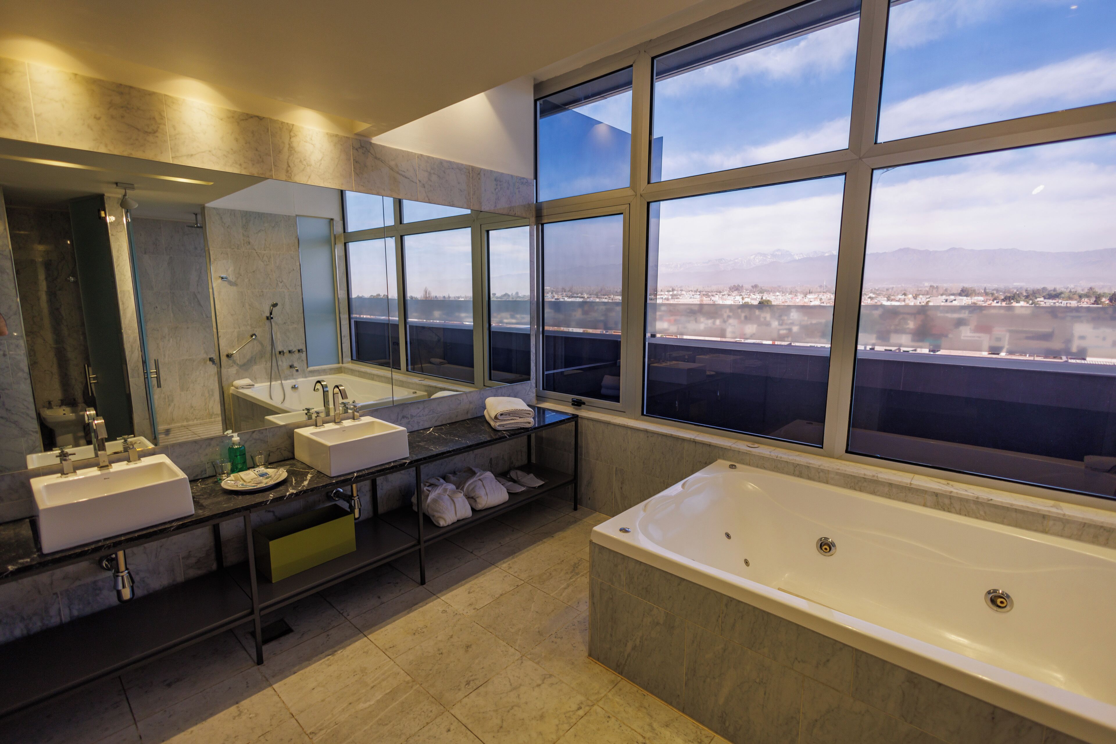 suite, 1 king bed (vip) | bathroom | combined shower/bathtub, rainfall showerhead, hair dryer, bidet